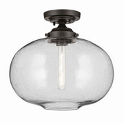 Avery 14.5" Semi-Flush Mount in Olde Bronze
