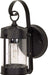 1-Light Piper Outdoor Wall Fixtre in Textured Black