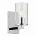 Crosby One Light Wall Sconce in Chrome