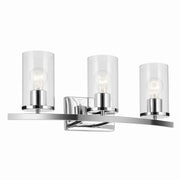 Crosby 3-Light Bath Vanity Light in Chrome