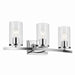 Crosby Three Light Vanity in Chrome