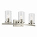 Crosby 3-Light Vanity in Brushed Nickel - Lamps Expo