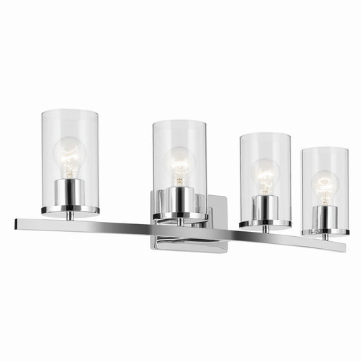 Crosby Four Light Vanity in Chrome