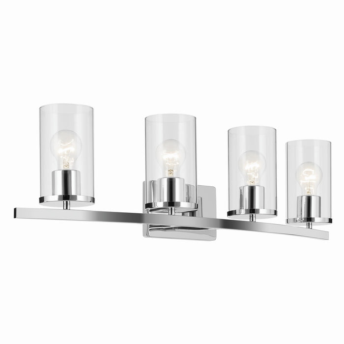 Crosby Four Light Vanity in Chrome