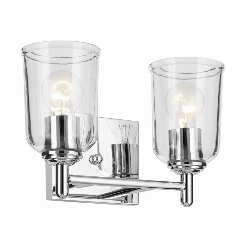 Shailene 2-Light Bath Vanity Light in Chrome