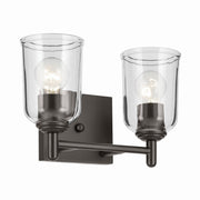 Shailene 2-Light Bath Vanity Light in Olde Bronze