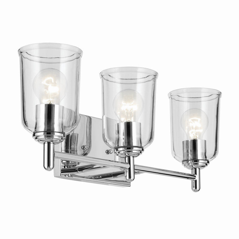 Shailene 3-Light Bath Vanity Light in Chrome
