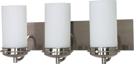 Polaris 3-Light Vanity Fixture in Brushed Nickel