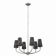 Adeena 6-Light Chandelier in Classic Pewter