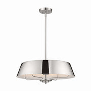 Luella 4-Light Convertible Pendant in Polished Nickel
