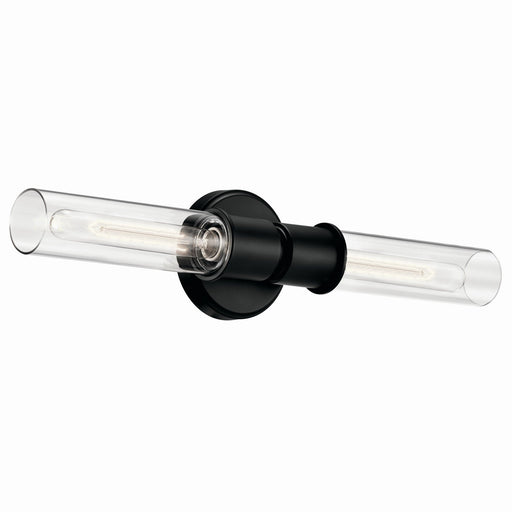Aviv 2-Light Wall Sconce in Black