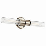 Aviv 2-Light Wall Sconce in Polished Nickel