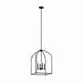 Madden 4-Light Pendant in Black - Lamps Expo