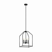 Madden 4-Light Foyer Chandelier in Black