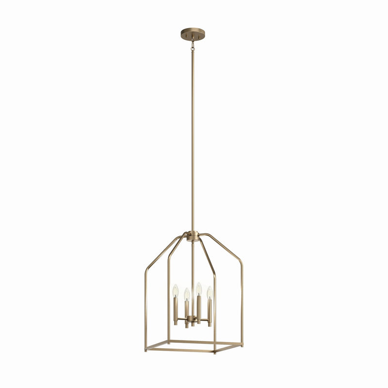 Madden Four Light Pendant in Champagne Bronze