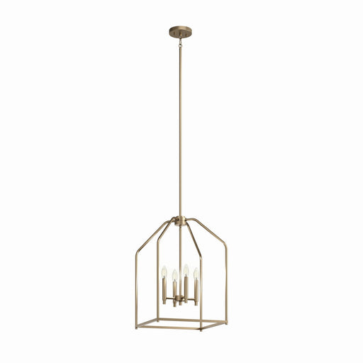 Madden 4-Light Foyer Chandelier in Champagne Bronze