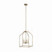 Madden Four Light Pendant in Champagne Bronze