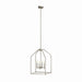 Madden Four Light Pendant in Brushed Nickel