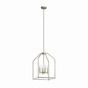 Madden 4-Light Foyer Chandelier in Brushed Nickel