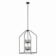Madden 8-Light 20" Foyer Chandelier in Black