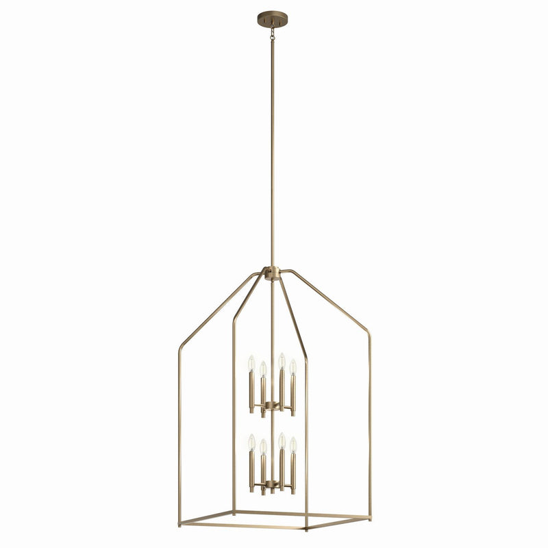 Madden 8-Light 24" Foyer Chandelier in Champagne Bronze