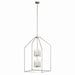 Madden Eight Light Foyer Pendant in Brushed Nickel
