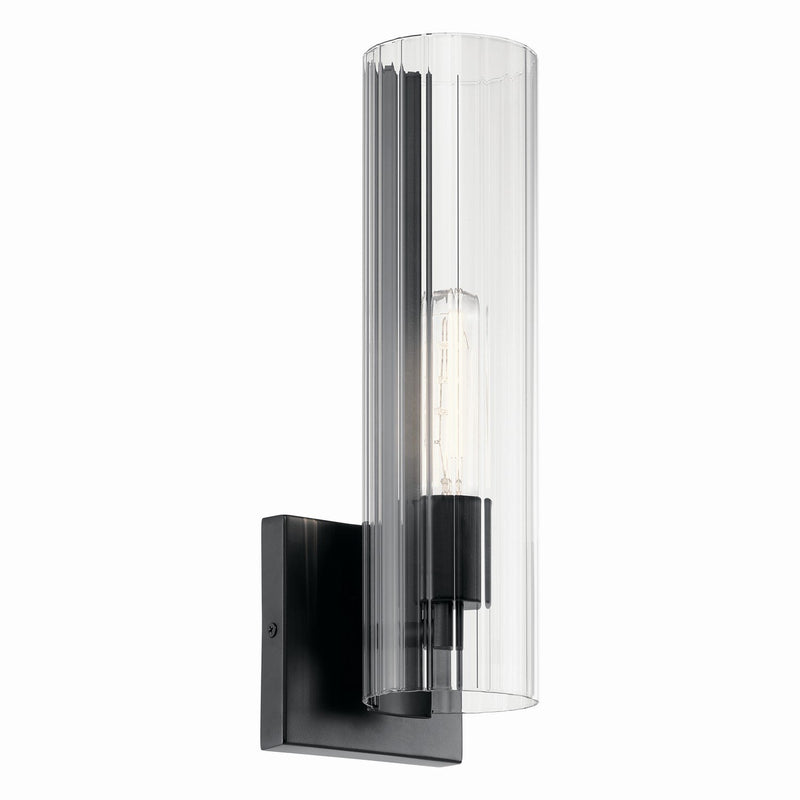 Jemsa Wall Sconce in Black