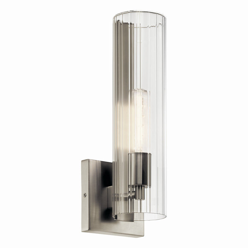 Jemsa Wall Sconce in Brushed Nickel