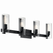 Jemsa 4-Light Bath Vanity Light in Black
