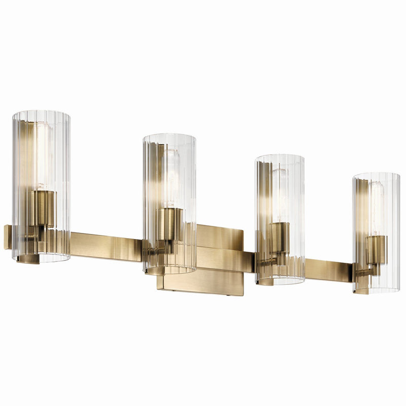 Jemsa 4-Light Bath Vanity Light in Champagne Bronze