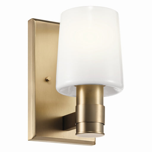 Adani One Light Wall Sconce in Champagne Bronze