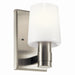 Adani One Light Wall Sconce in Brushed Nickel