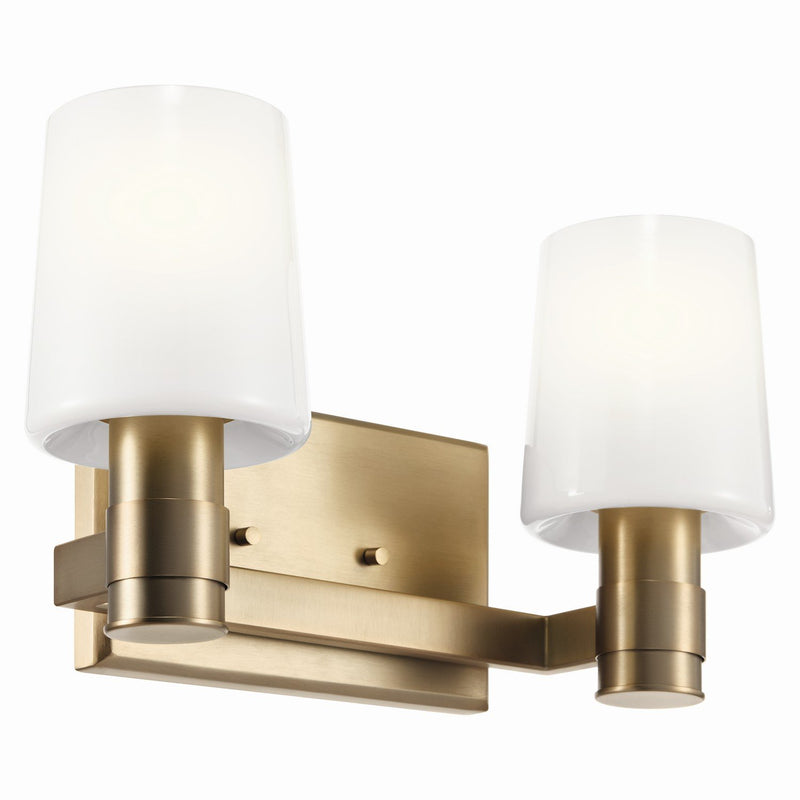 Adani 2-Light Bath Vanity Light in Champagne Bronze