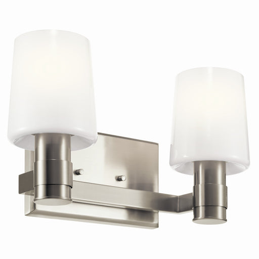 Adani Two Light Vanity in Brushed Nickel