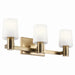 Adani Three Light Vanity in Champagne Bronze