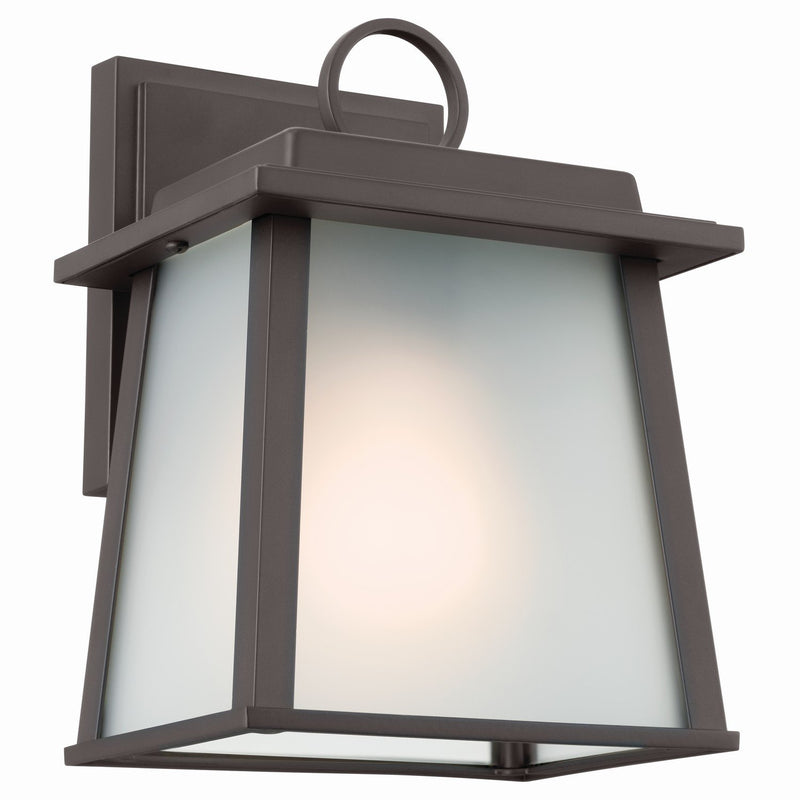Noward Small Outdoor Wall Lantern in Olde Bronze