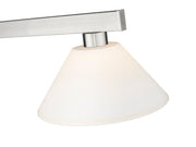 Cobalt 3 Light Billiard, Glass Shades (A14) in Brushed Nickel