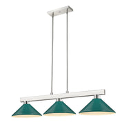Players Billiard in Brushed Nickel