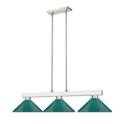 Players Billiard in Brushed Nickel
