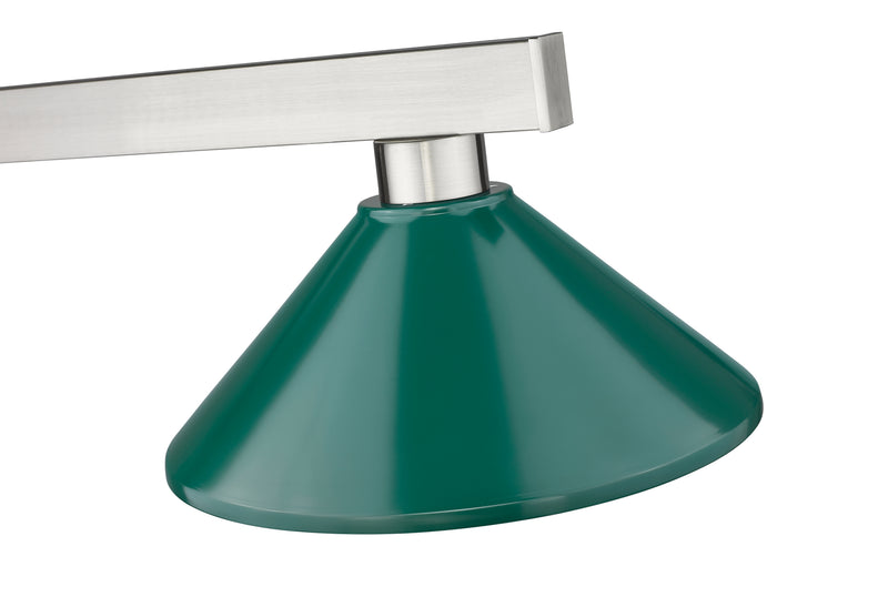 Players Billiard in Brushed Nickel