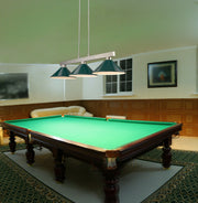 Players Billiard in Brushed Nickel in a room setting