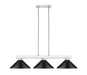 Players Billiard in Brushed Nickel