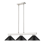 Players Billiard in Brushed Nickel