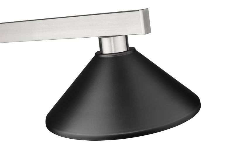 Players Billiard in Brushed Nickel