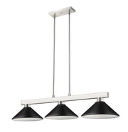 Players Billiard in Brushed Nickel
