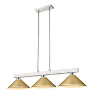 Players Billiard in Brushed Nickel