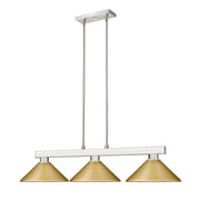 Players Billiard in Brushed Nickel