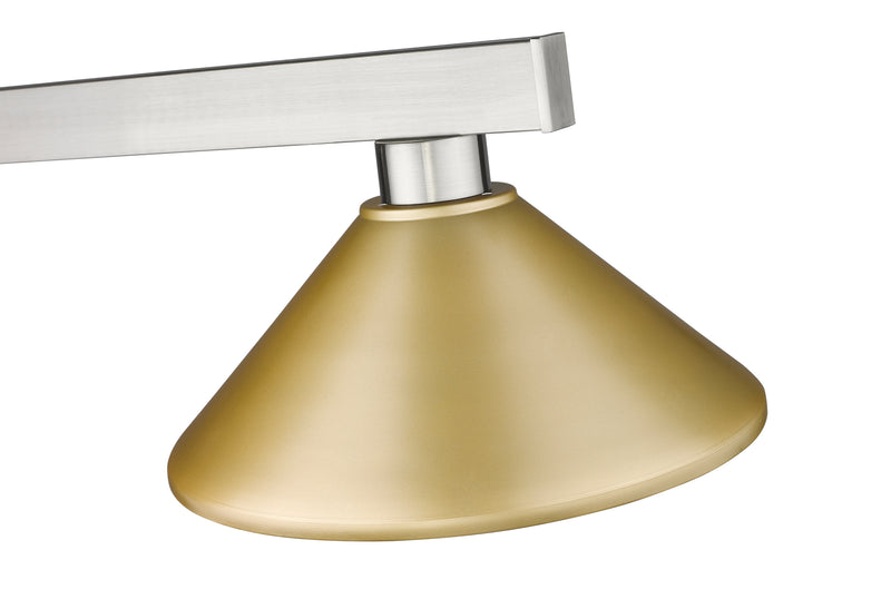 Players Billiard in Brushed Nickel