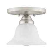 Edgemont Semi-Flush Mount in Brushed Nickel