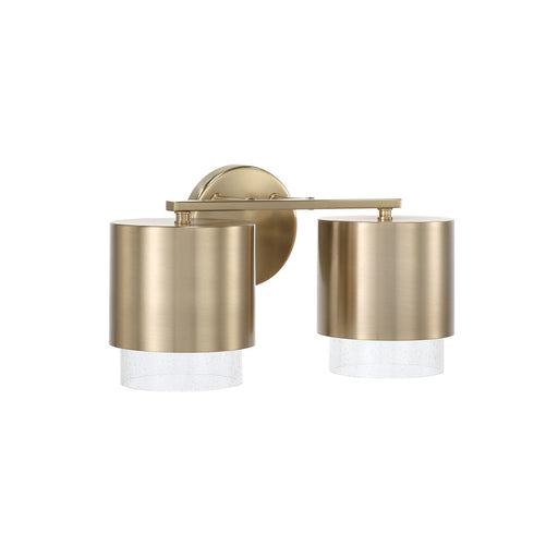Weller 2-Light Bath Vanity Light in Matte Brass